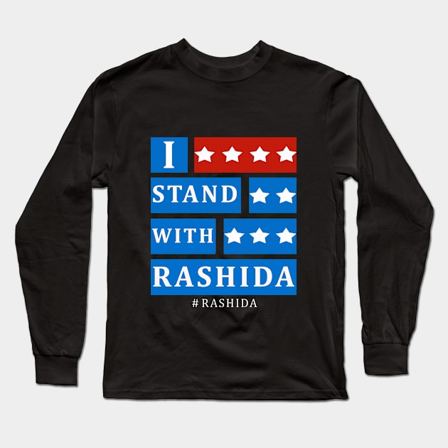 i stand with rashida tlaib Long Sleeve T-Shirt by DESIGNSDREAM